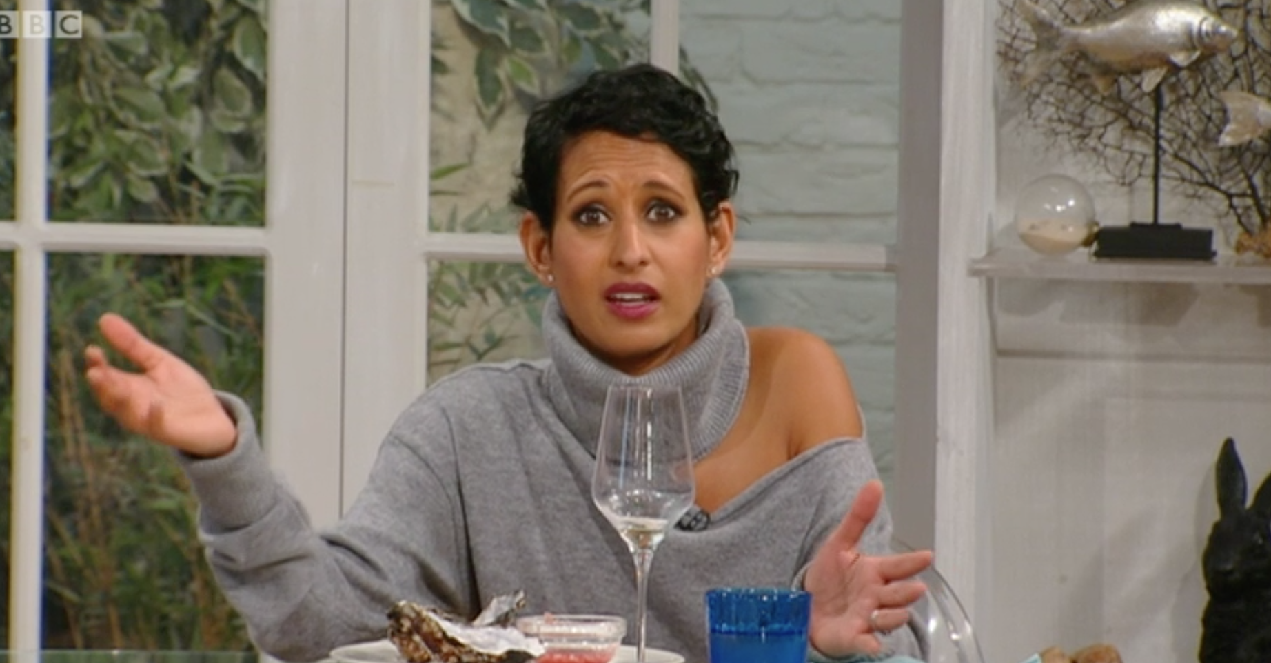 Naga Munchetty annoyed viewers when she appeared on Saturday Kitchen