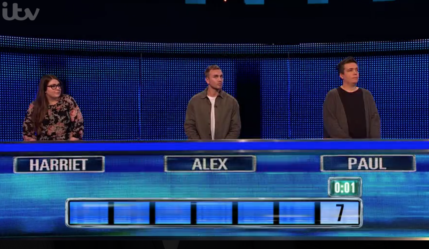 The Chase viewers slammed a team who only scored seven right in the final chase