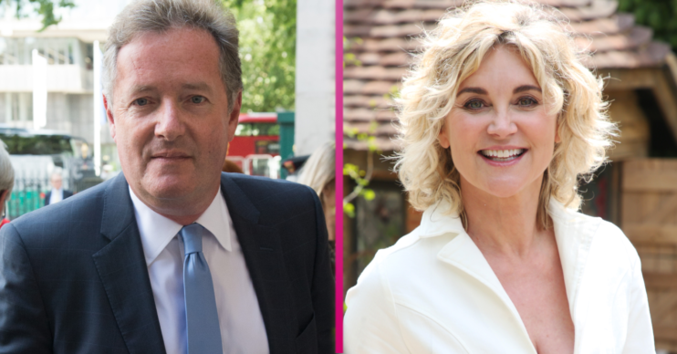 Anthea Turner and Piers Morgan have fallen out