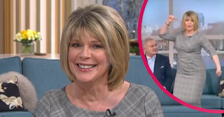 Ruth Langsford dances on This Morning