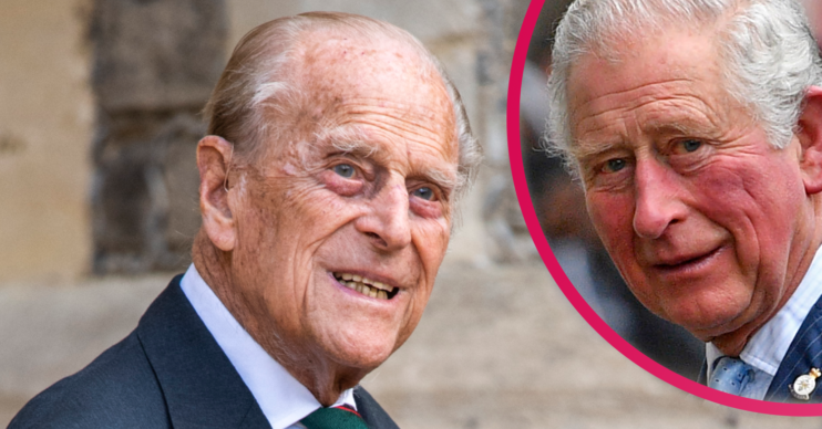 Prince Charles made his first public appearance since visiting his father Prince Philip in hospital at the weekend