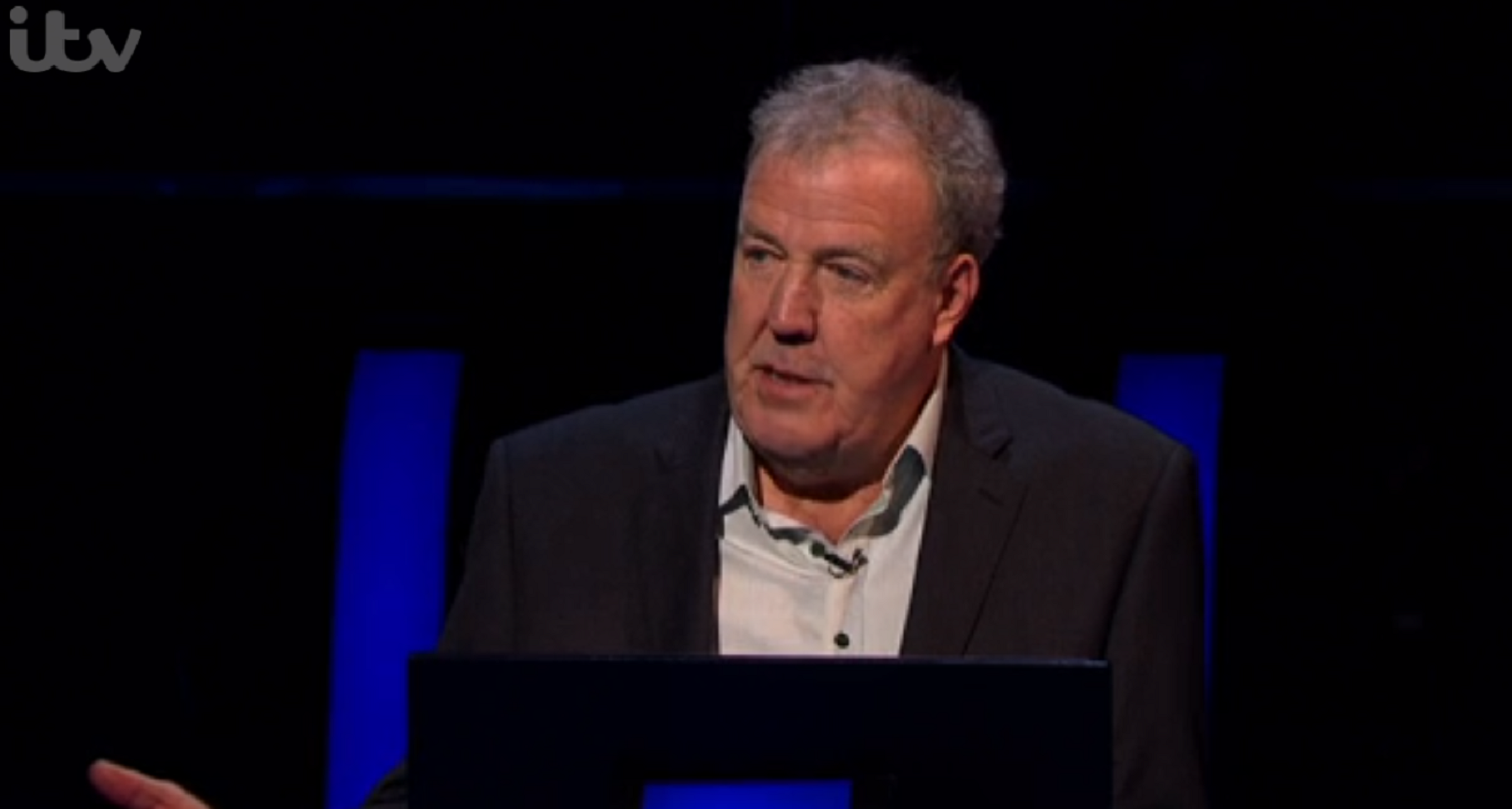 ITV host Jeremy Clarkson on who wants to be a millionaire