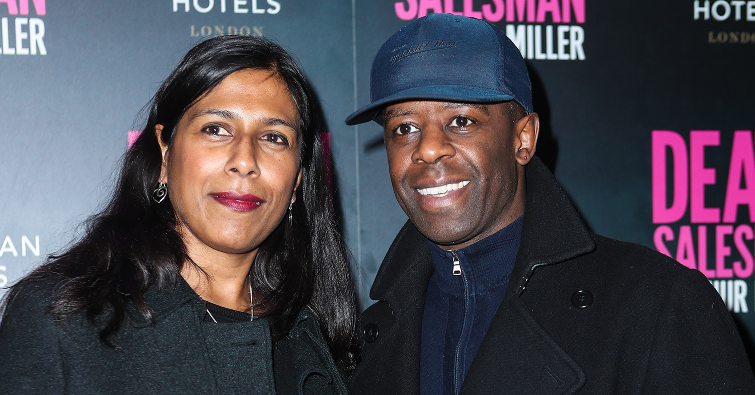 Adrian with his wife Lolita 