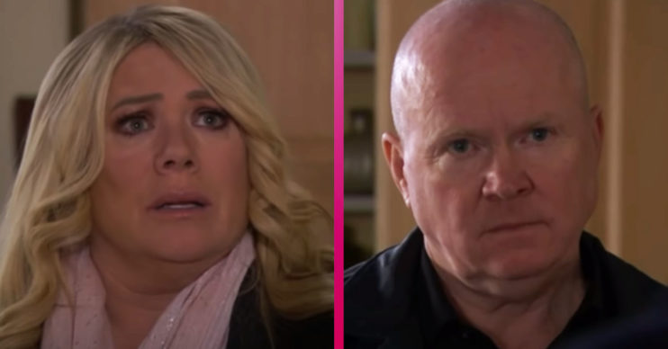 EastEnders Sharon Watts and Phil Mitchell