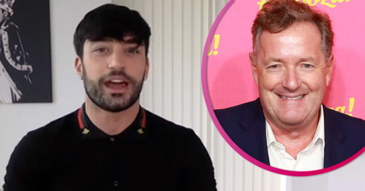 Strictly star Giovanni Pernice and Piers Morgan