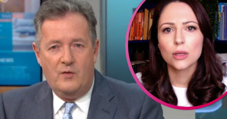 Piers Morgan and Nicola Thorp