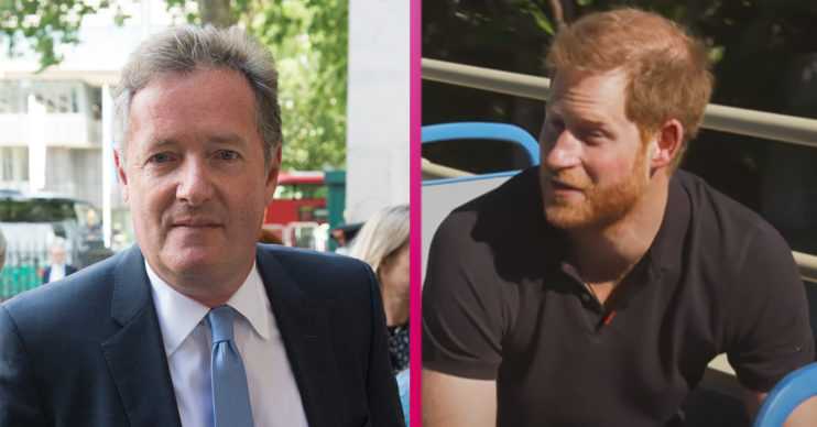 Piers Morgan and Prince Harry - James Corden interview