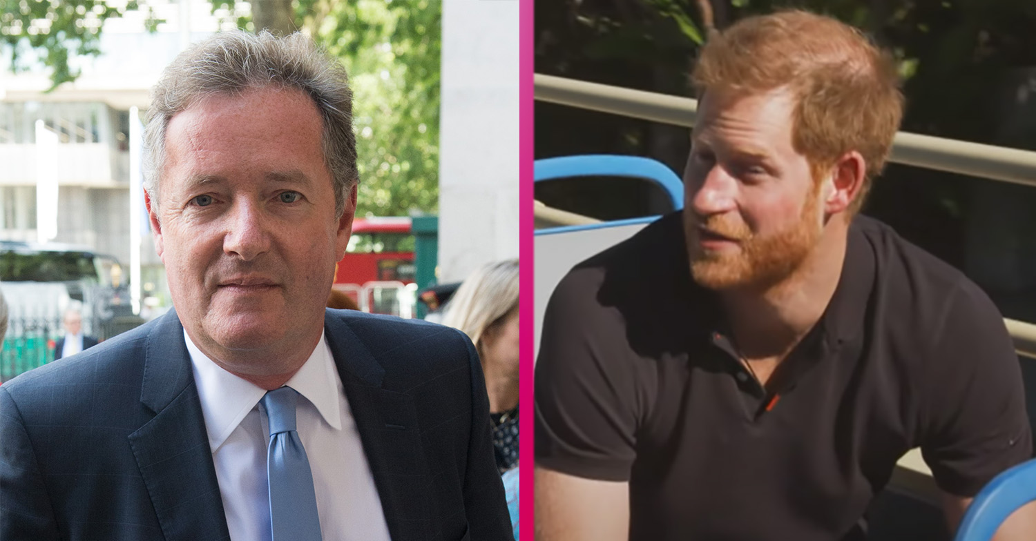 Piers Morgan and Prince Harry - James Corden interview