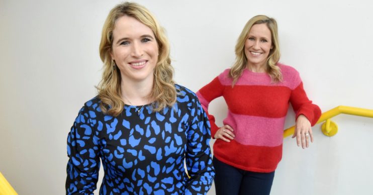 Felicity Baker and Sophie Raworth