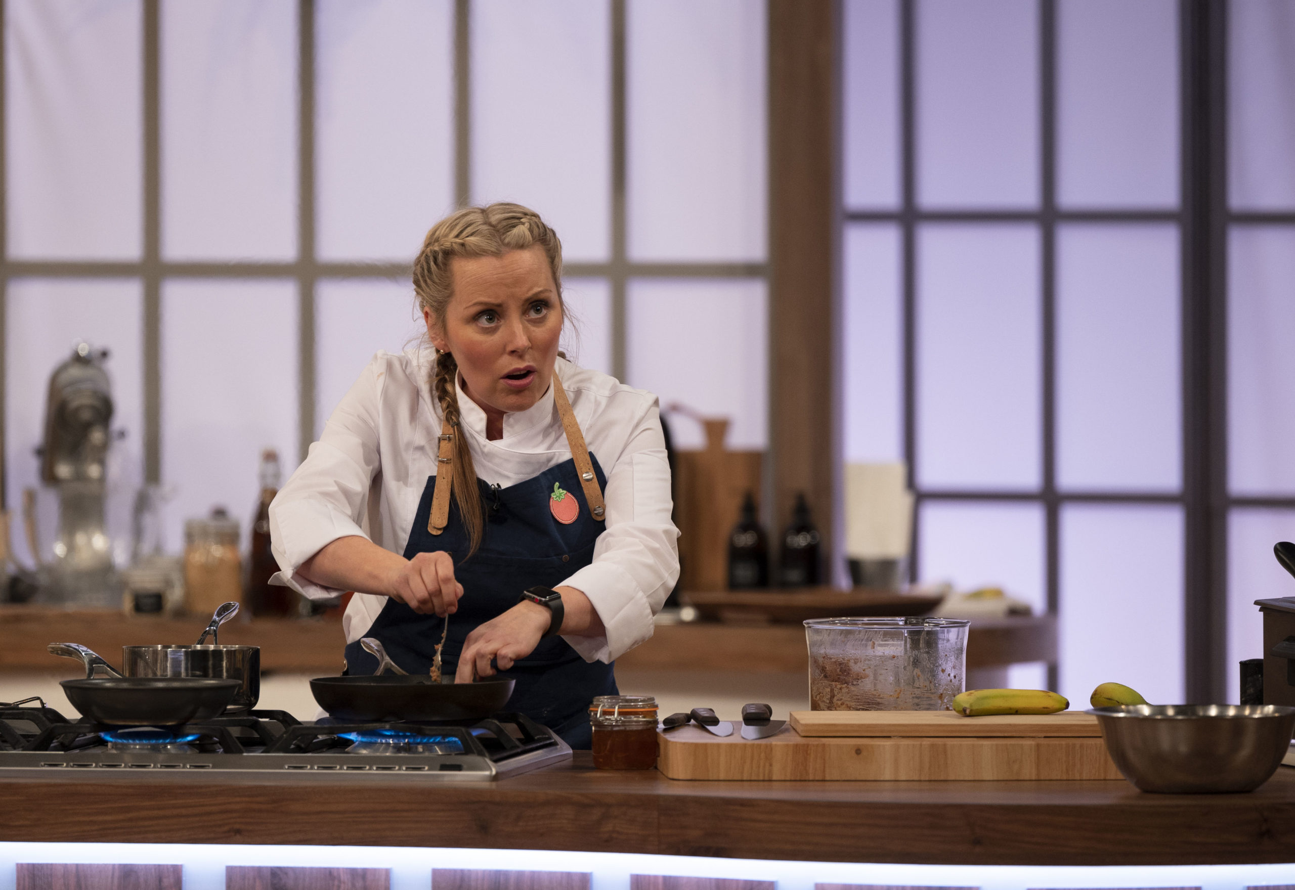Chef Anna Haugh appearing on Ready Steady Cook (Credit: BBC One)