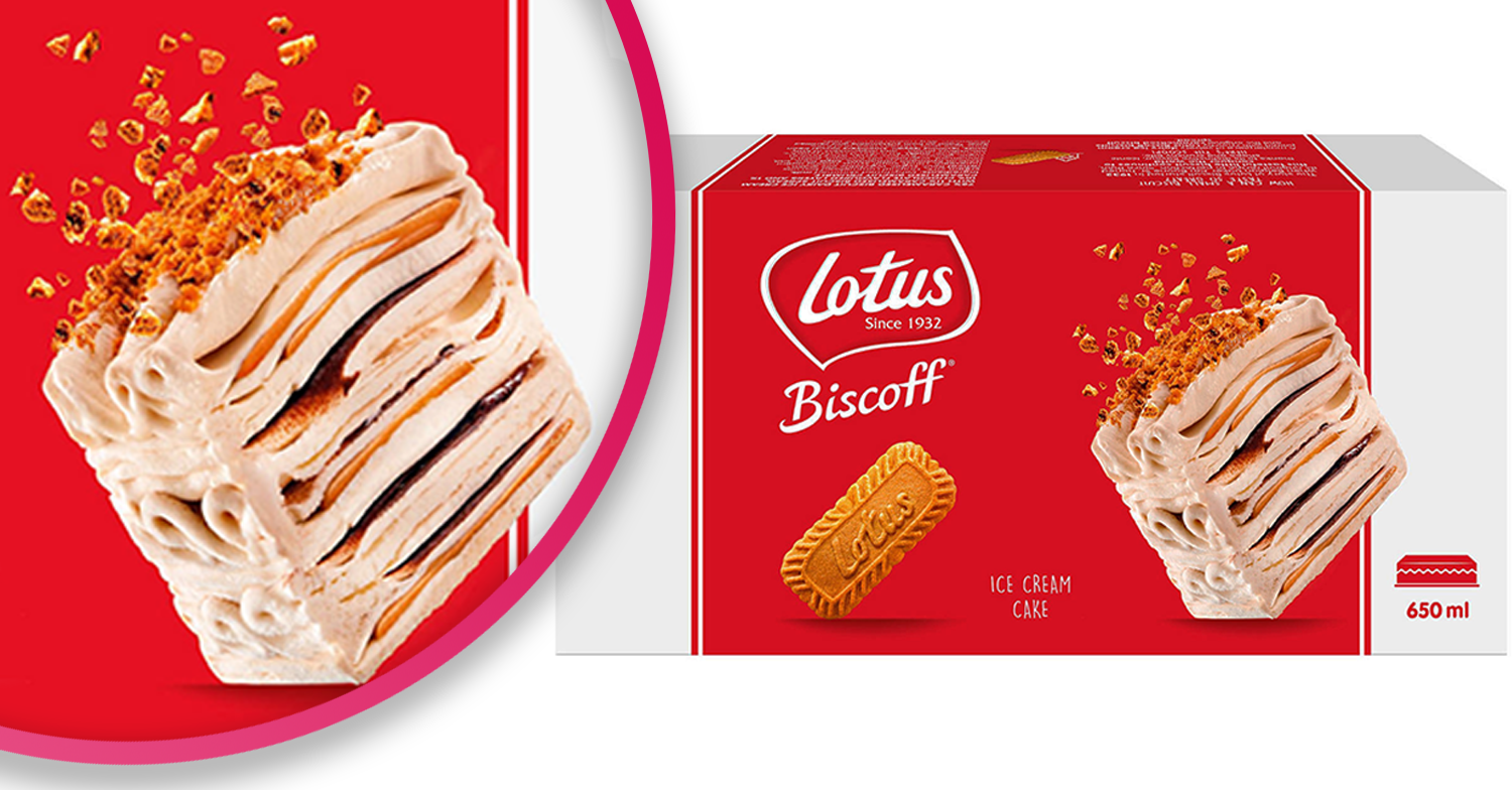 new biscoff ice cream cake
