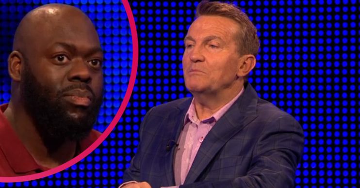 Bradley Walsh and Michael on The Chase