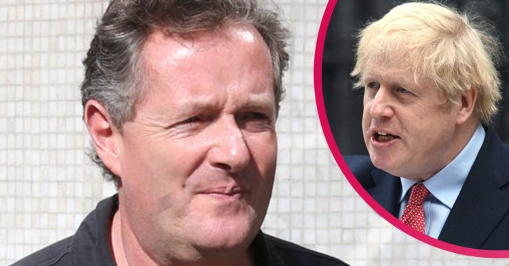 boris johnson and piers morgan
