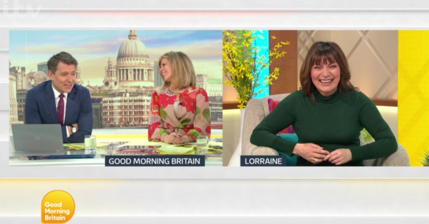 GMB on Ben Shephard with Kate and Lorraine