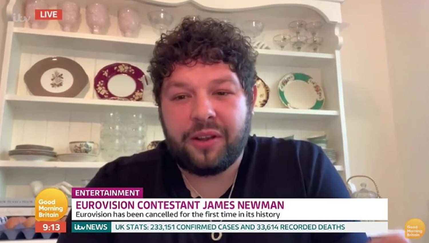 james newman, eurovision 2021 uk entry, on GMB