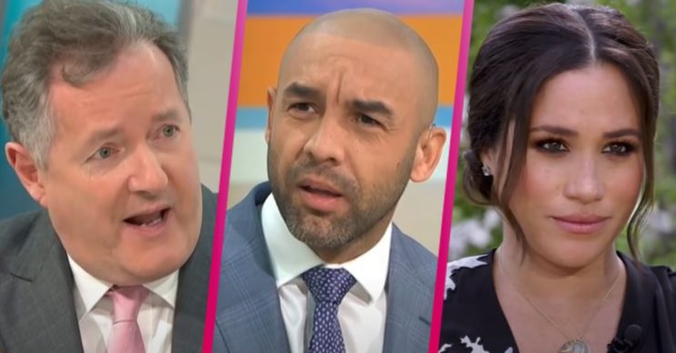 Piers Morgan, Alex Beresford and Meghan Markle