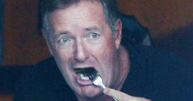 Piers Morgan eating [Shutterstock]
