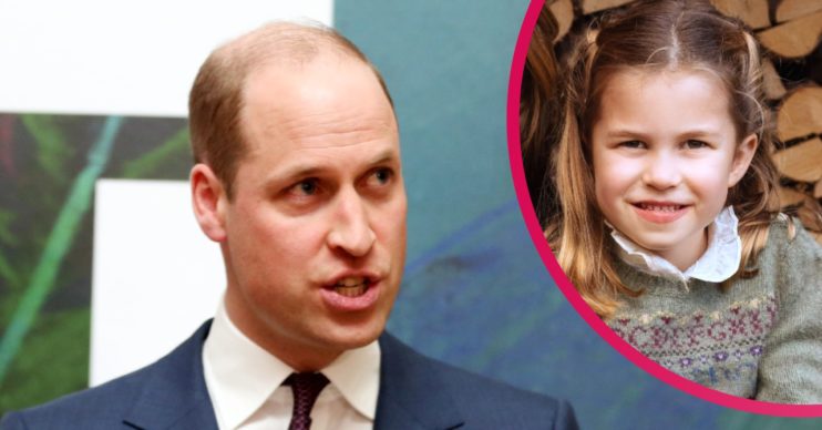 Prince William and Charlotte