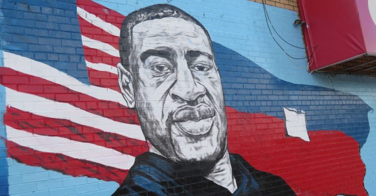 George Floyd mural