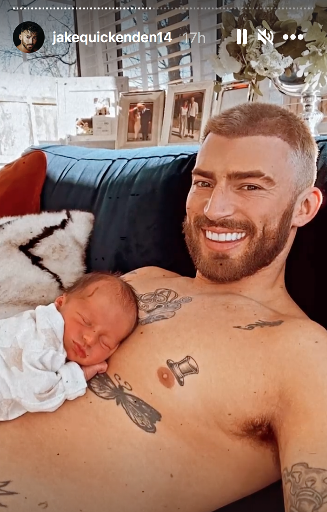 Jake quickenden baby