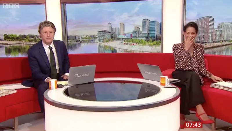 Charlie stayt and naga munchetty
