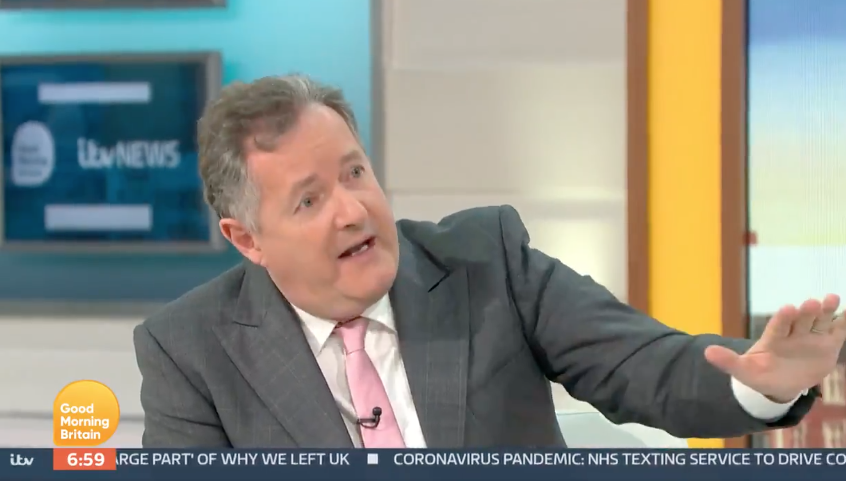 Piers Morgan says there are petitions that want him fired