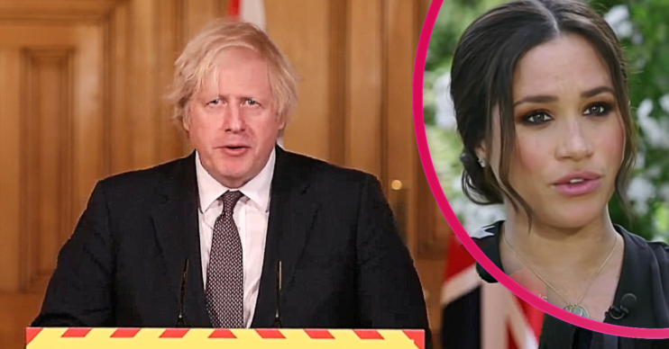 Boris Johnson broke his silence about Harry and Meghan and backed the Queen
