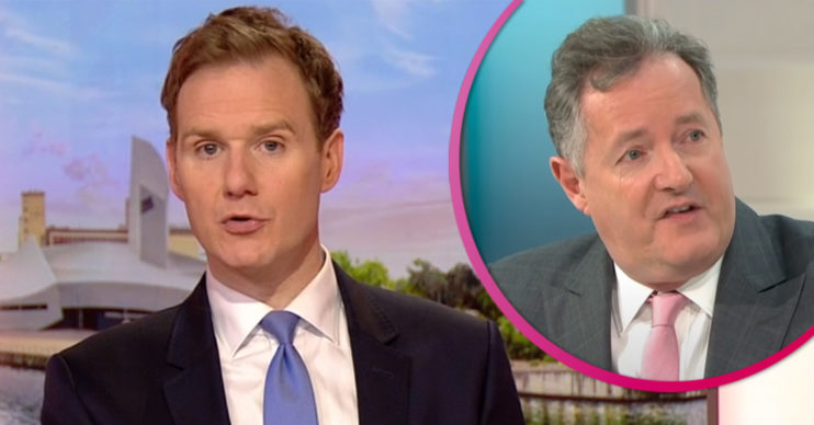 Dan Walker and Piers Morgan clash