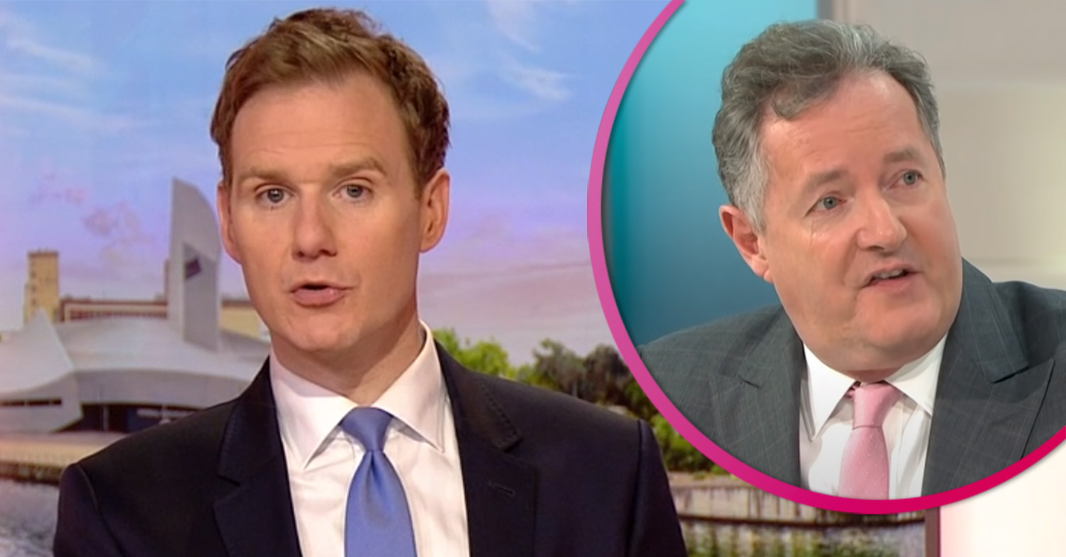 Dan Walker and Piers Morgan clash