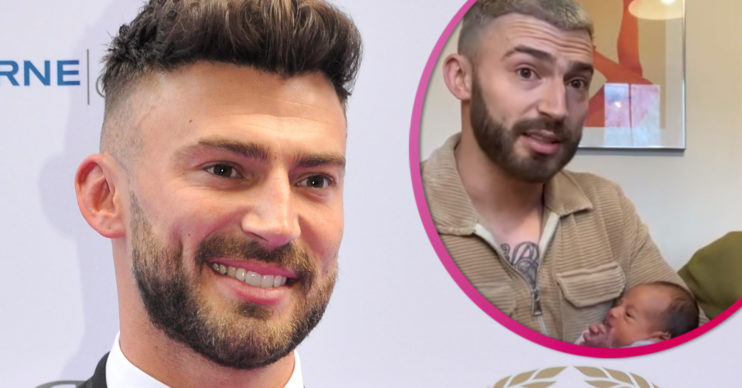 Jake Quickenden and son