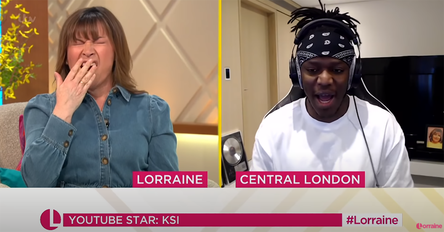 Lorraine Kelly and KSI