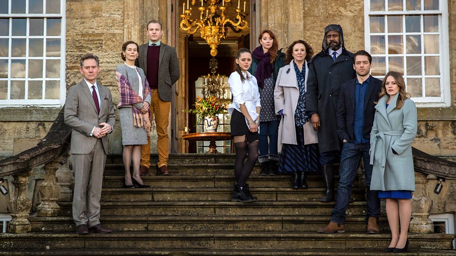 The cast of series three of The Syndicate included Melanie Hill and Lenny Henry (Credit: BBC One)