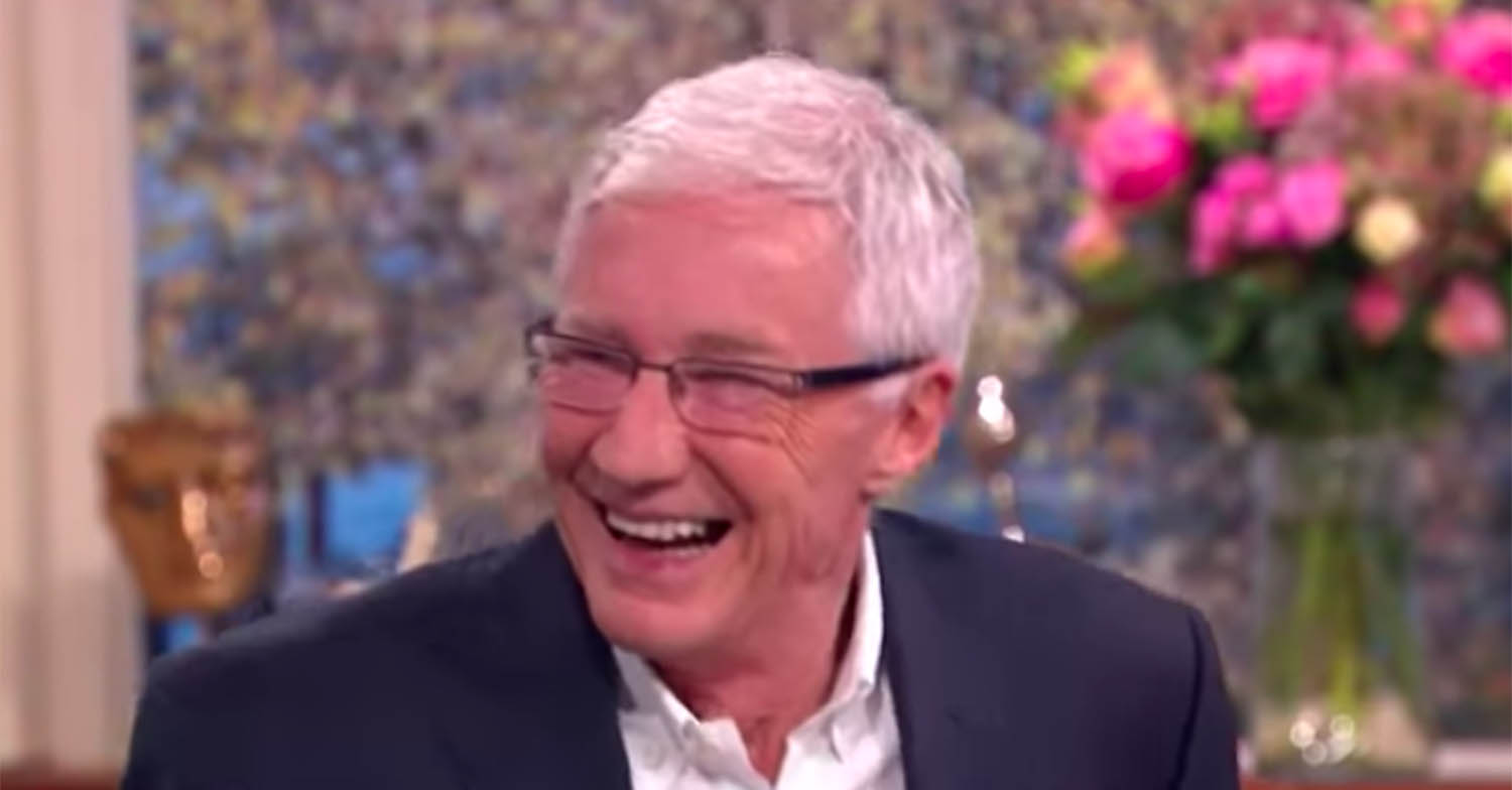 paul o'grady, bbc radio 2 host, laughing