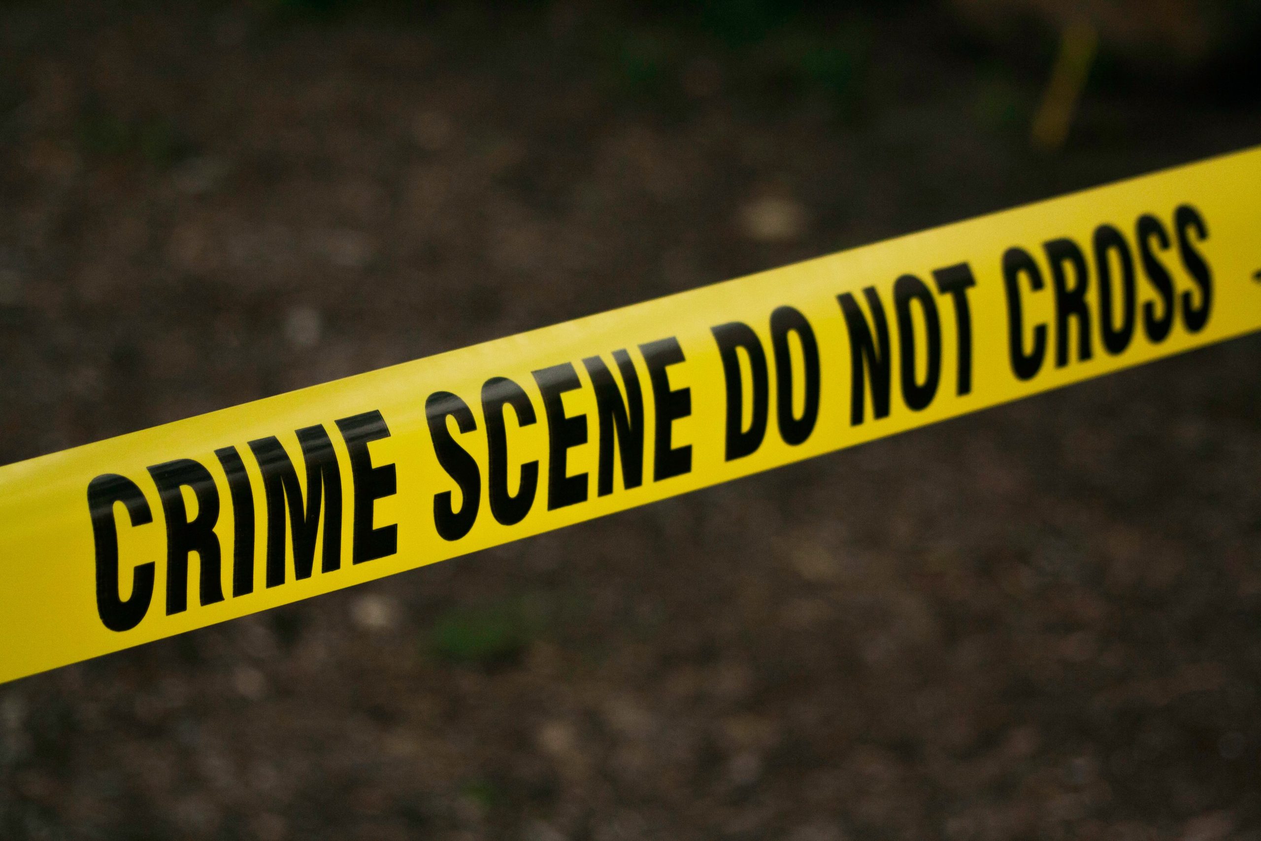 crime scene sign