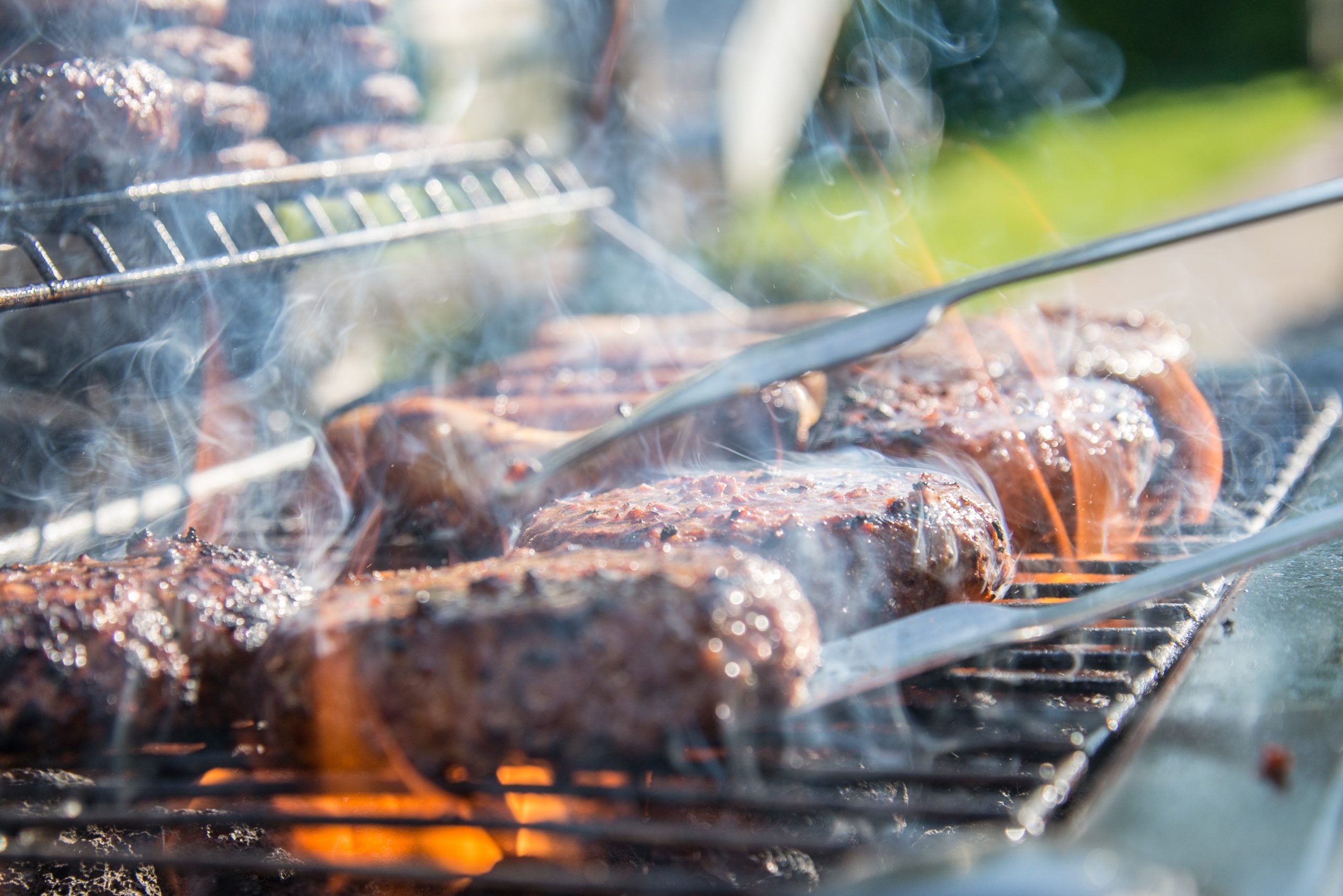 a barbecue. uk weather is improving