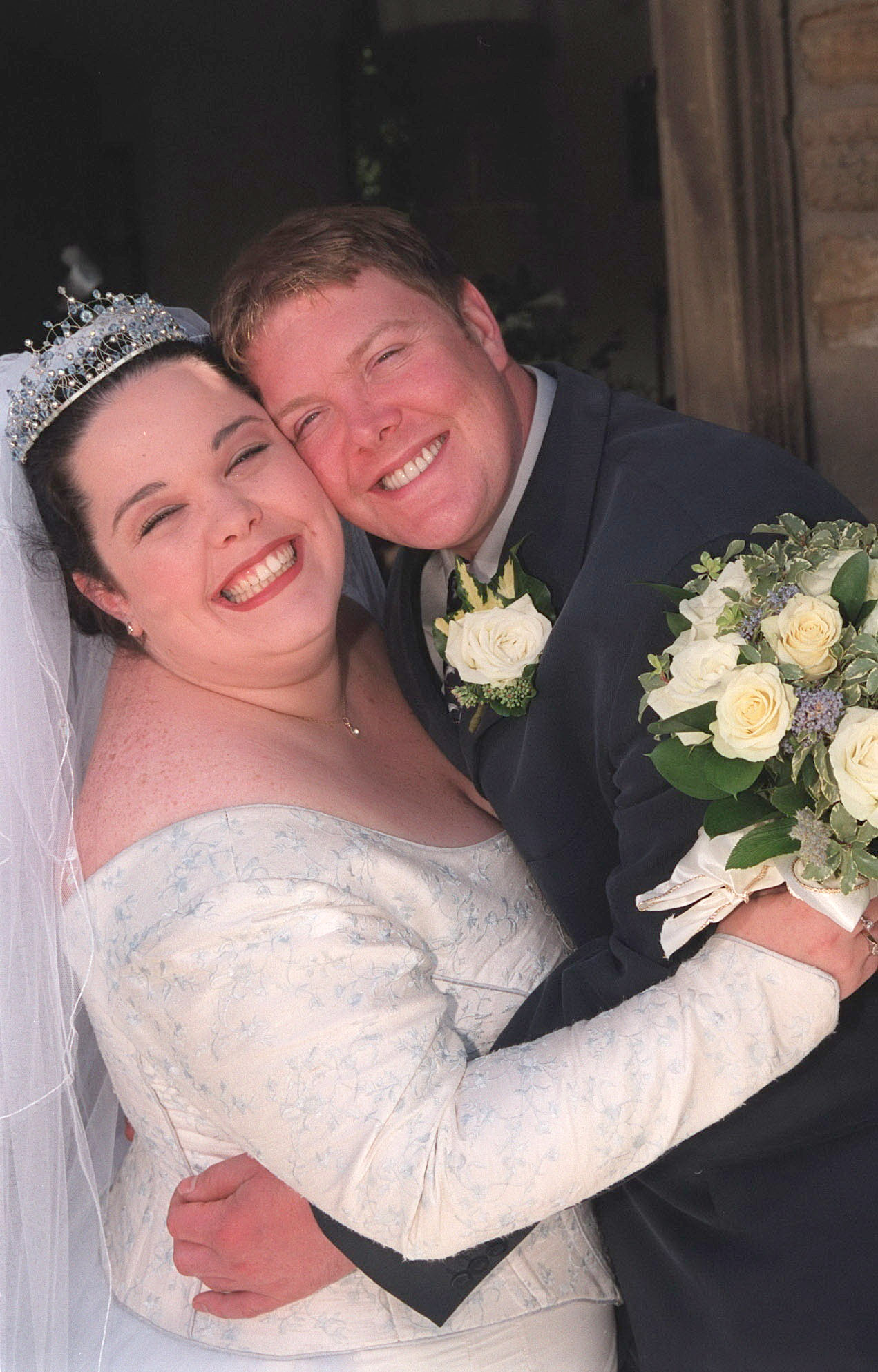 Emmerdale Mandy and Paddy are happy on their wedding day