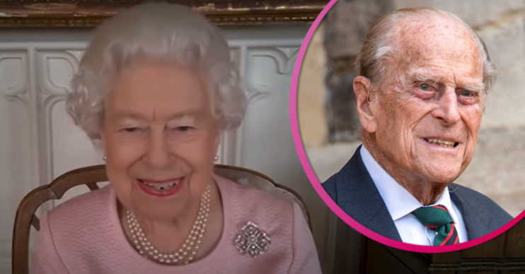 The Queen takes on engagement while Prince Philip remains in hospital