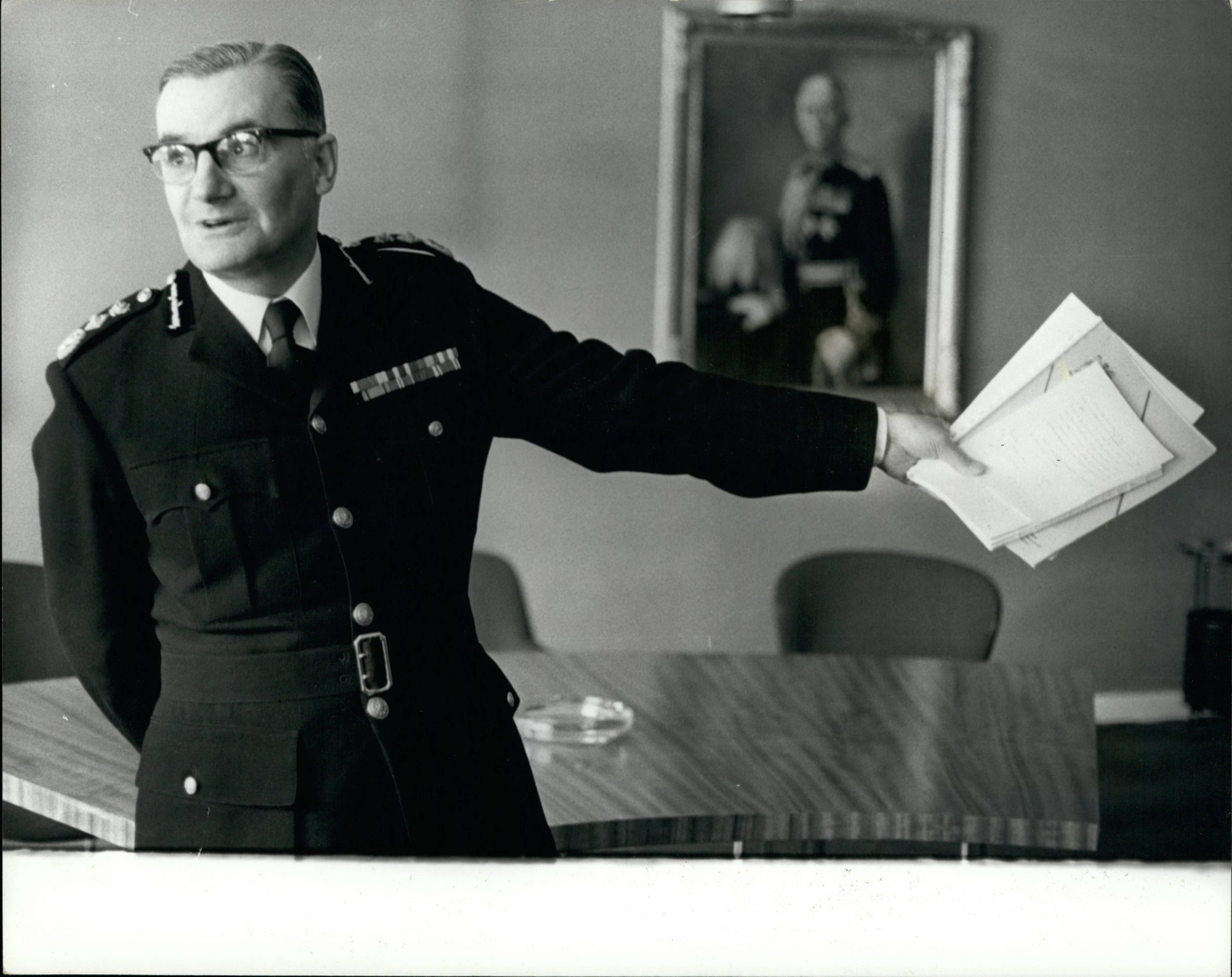 Sir Robert Mark set up A10 in 1971 (Credit: BBC Two)