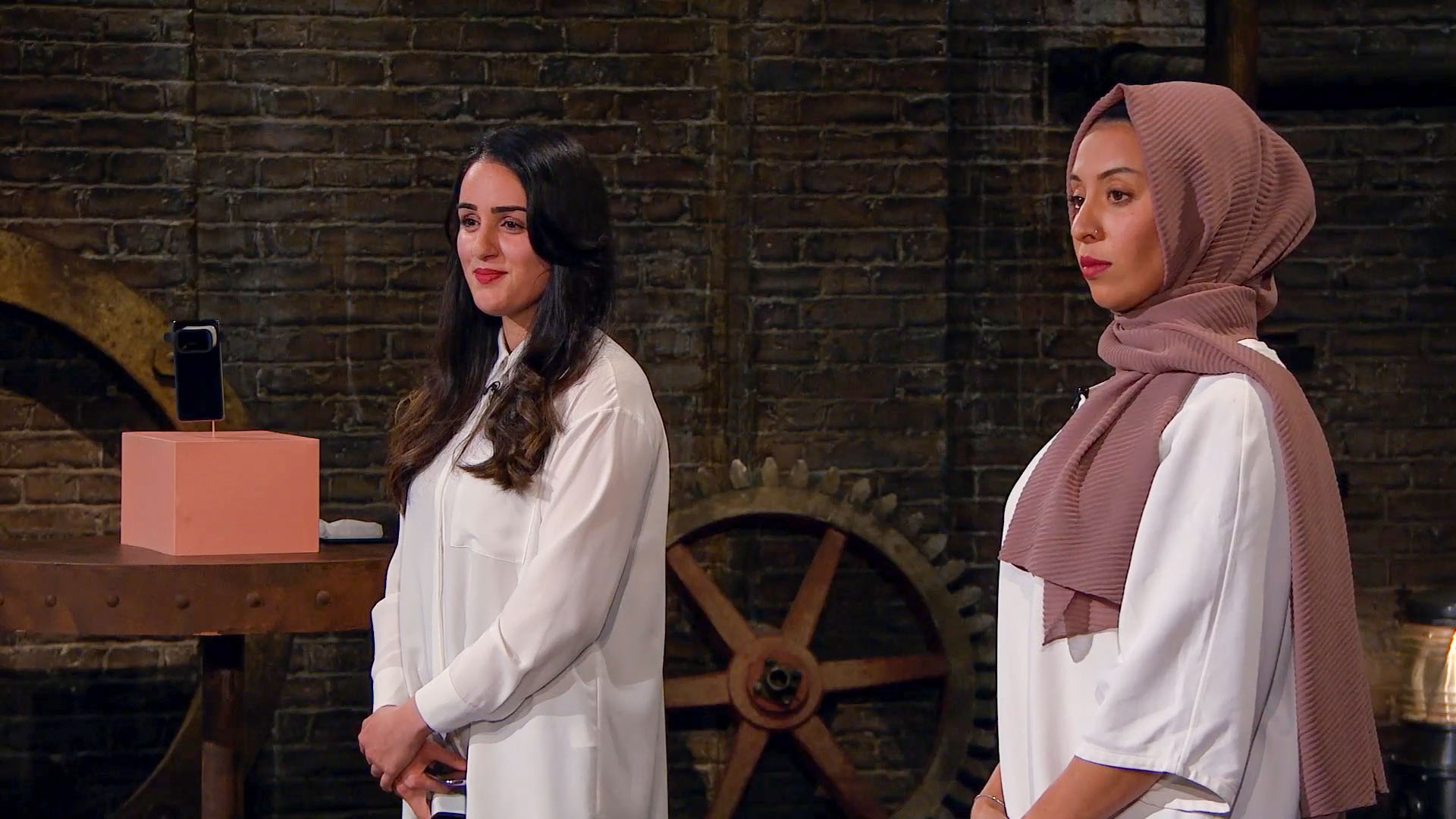 Gina and Hawaa on Dragons' Den