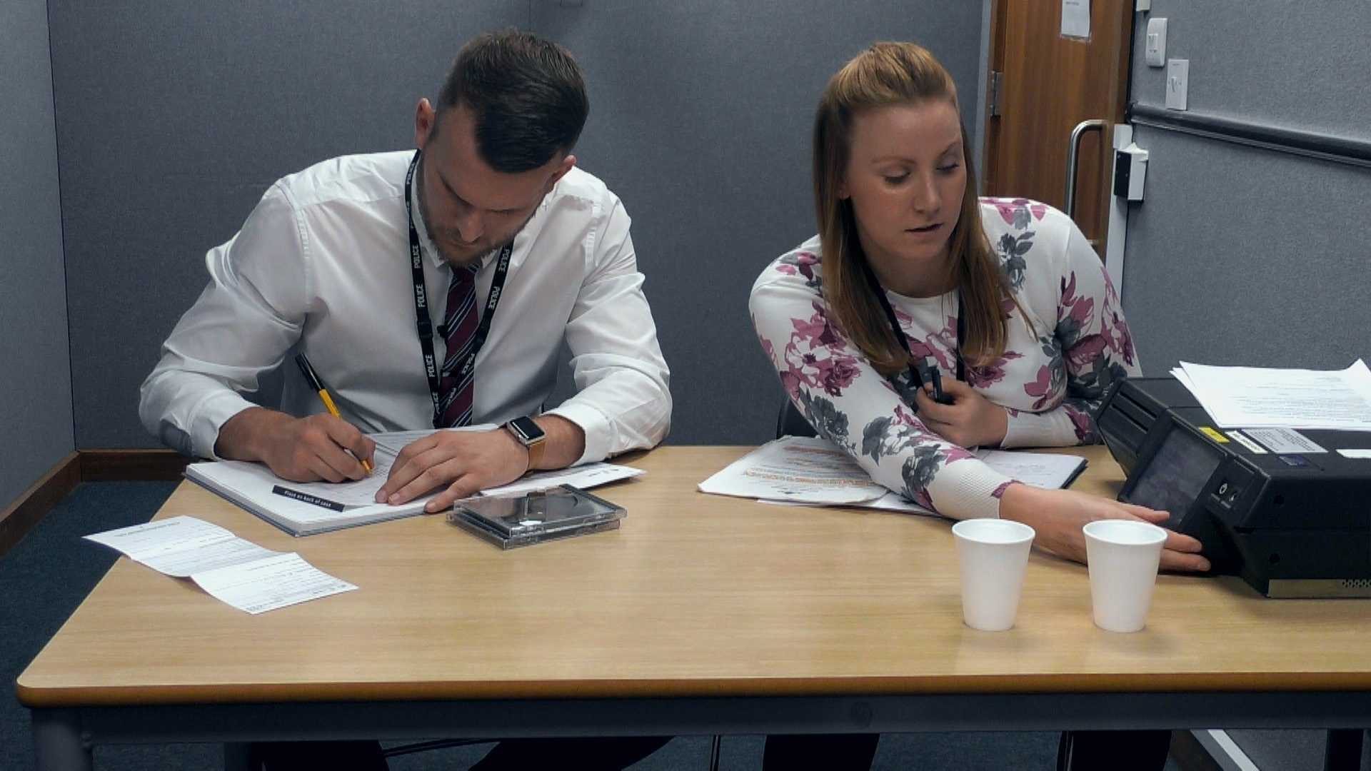 Alicia and the team in 24 Hours In Police Custody