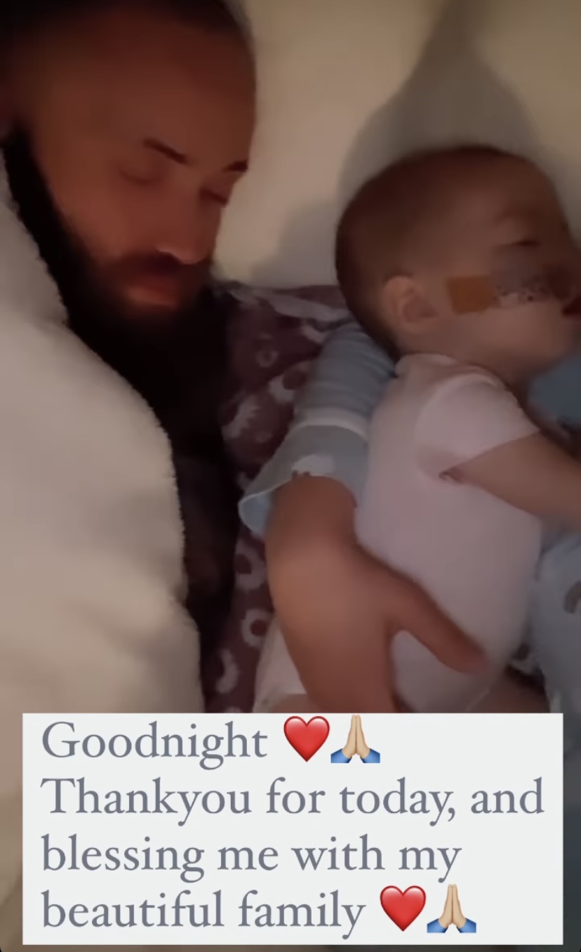 Ashley Cain and his daughter