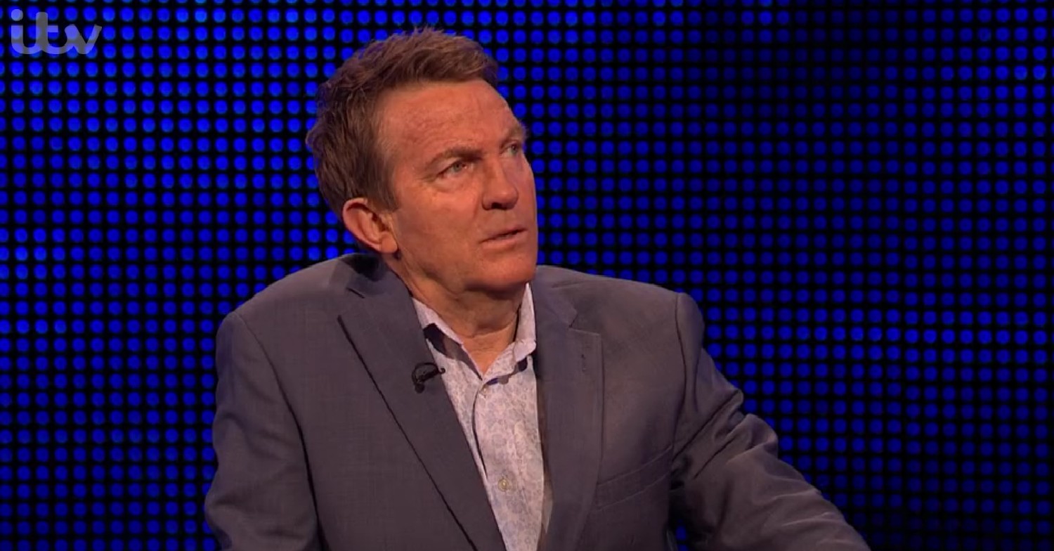 Bradley Walsh looking annoyed on The Chase