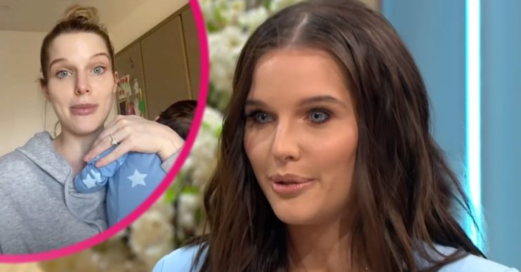 Helen Flanagan and baby Charlie