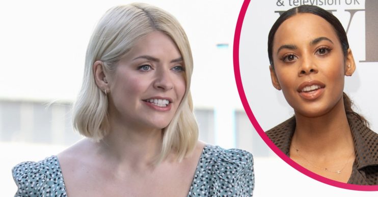 Holly Willoughby and Rochelle Humes