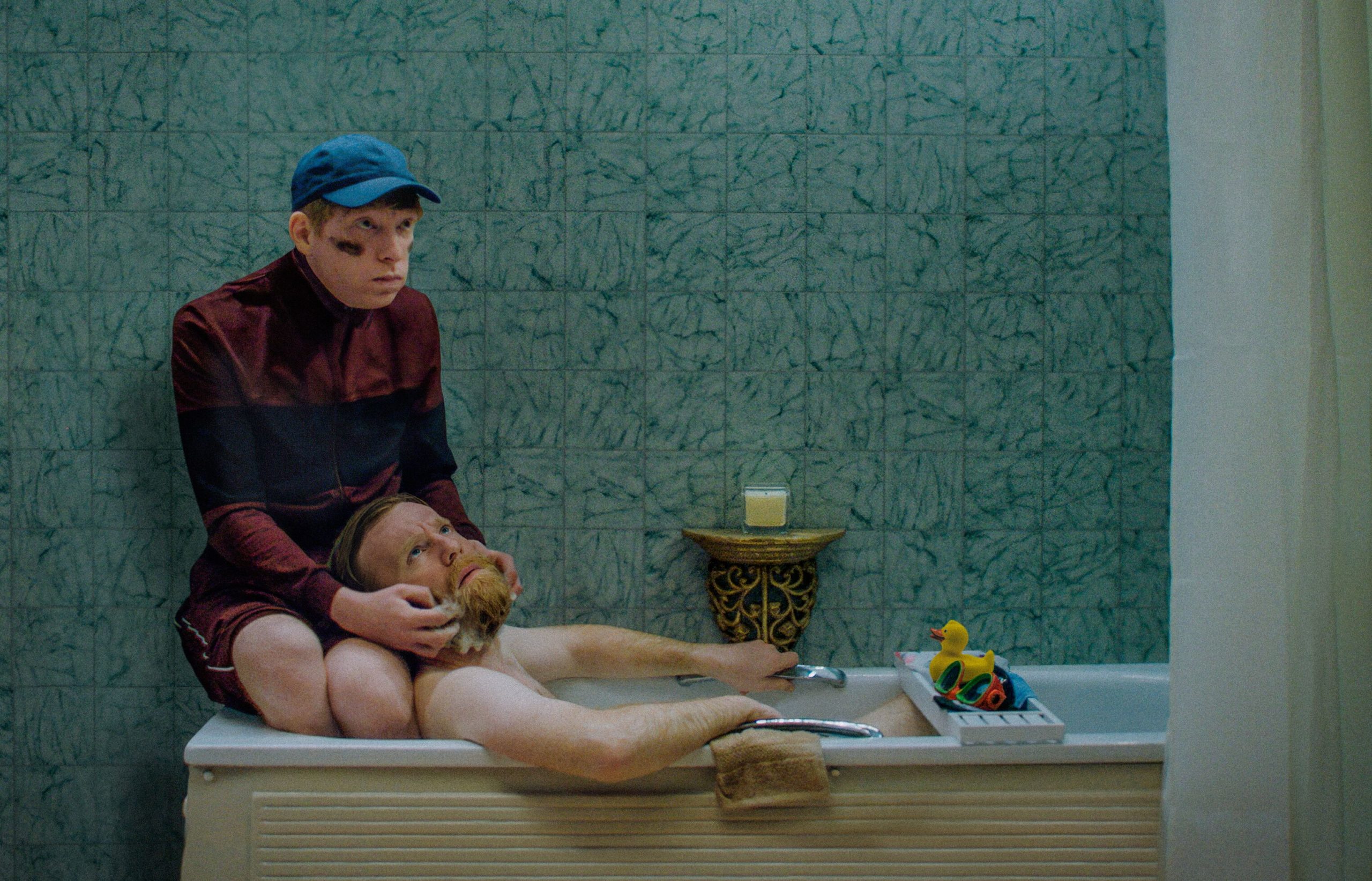 Doofus (Domhnall Gleeson) and Frank (Brian Gleeson) in Frank of Ireland (Credit: Channel 4)