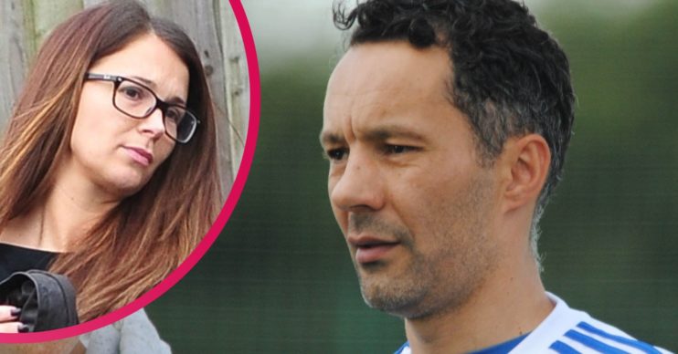 Rhodri Giggs and ex wife Natasha Lever