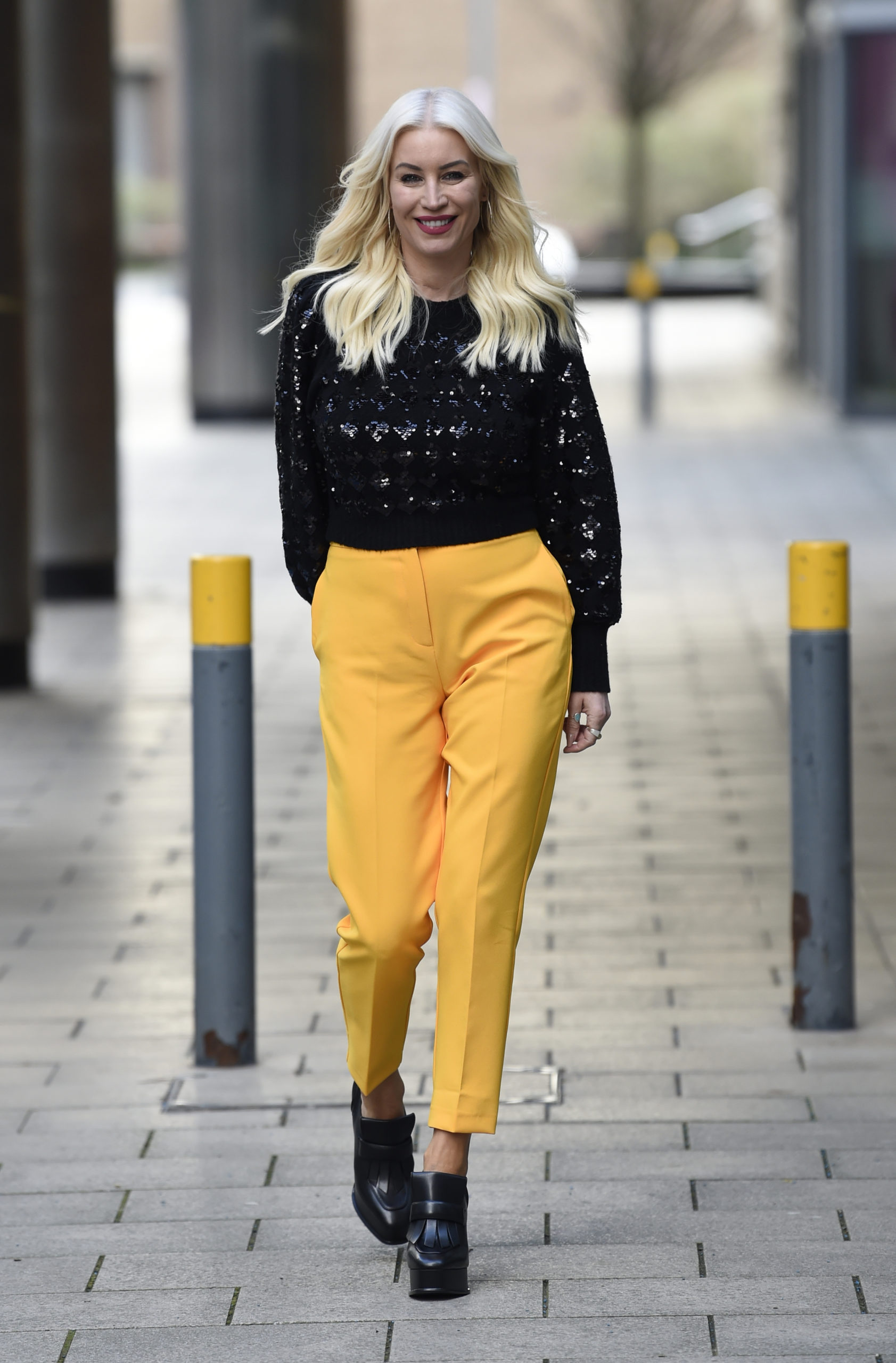 Denise Van Outen said she was hurt by Ashley Banjo;s comments on Dancing On Ice