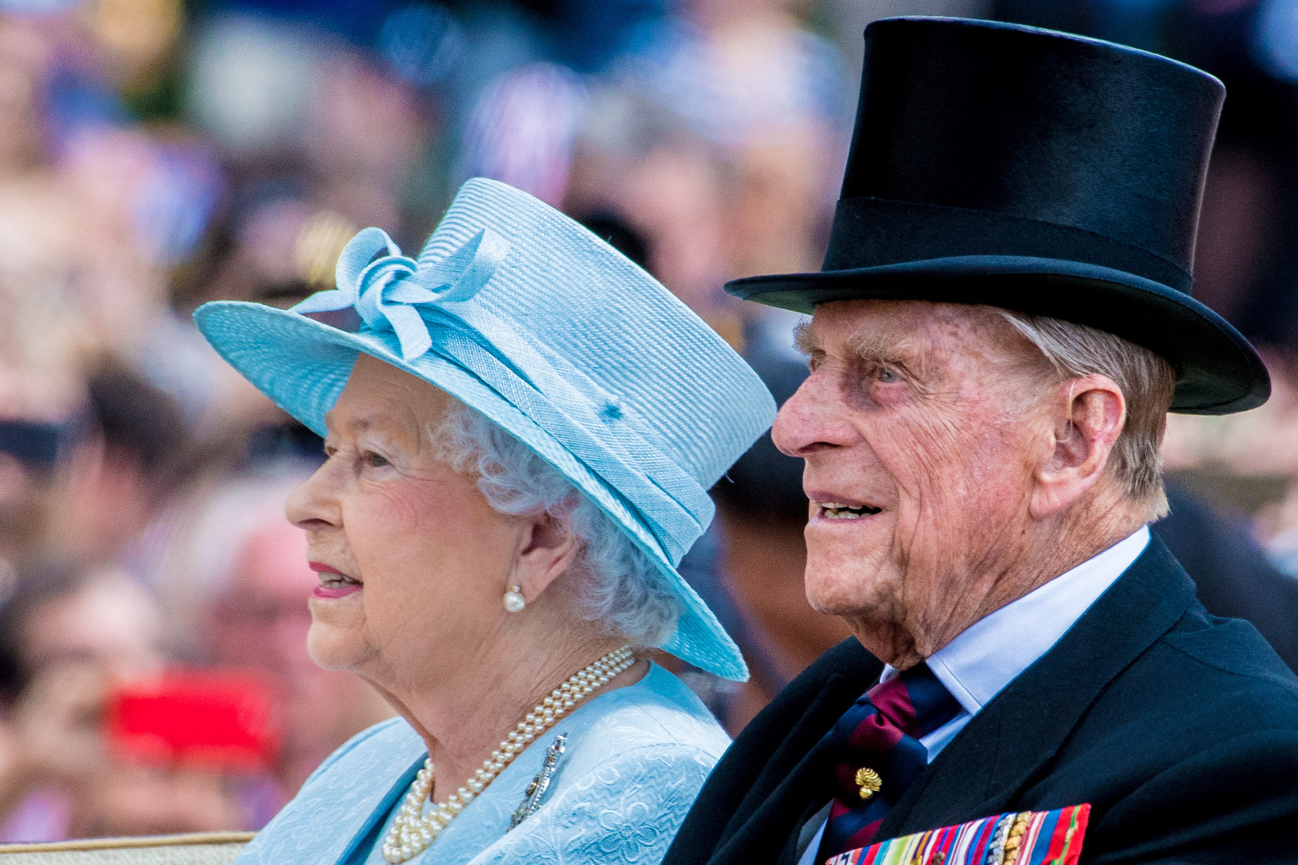 The Queen faces her first birthday without her husband (Credit: Splash)