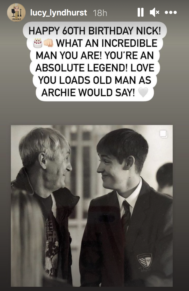Nicholas lyndhurst wife celebrates his 60th