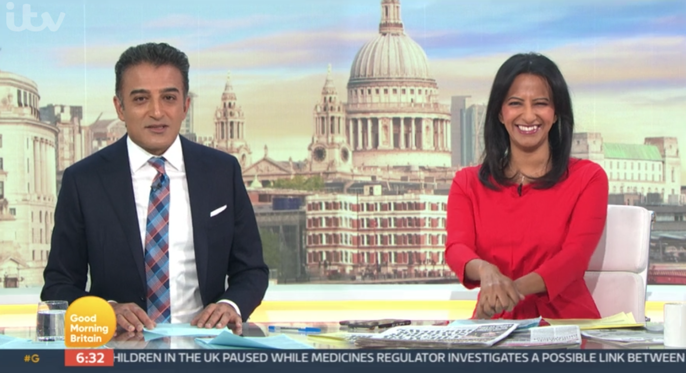 Adil Ray and Ranvir Singh on GMB